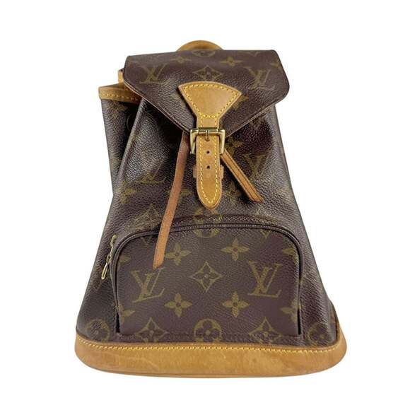 LOUIS VUITTON Brown Monogram Canvas Backpack